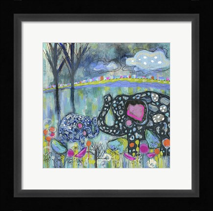 Framed No Cloudy Days With You Print