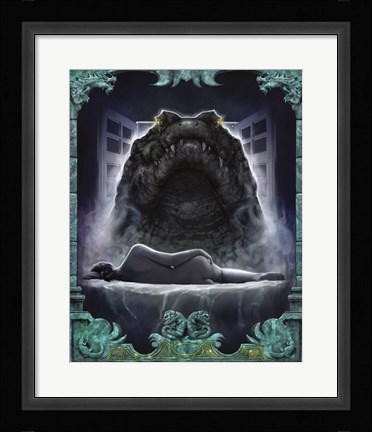 Framed Crocodile Print