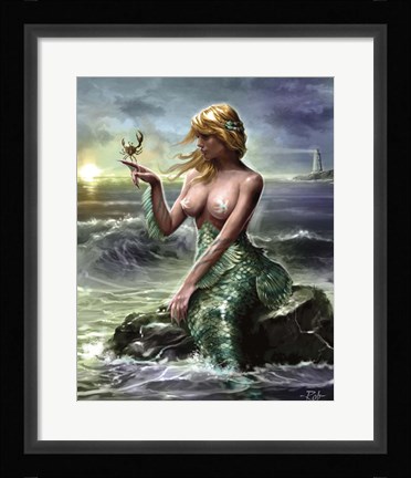 Framed Mermaid Print