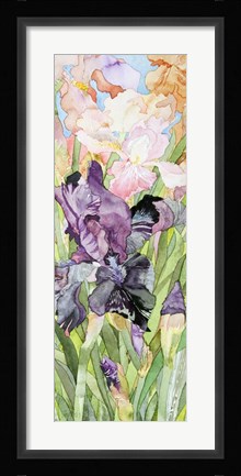 Framed Black Iris Print