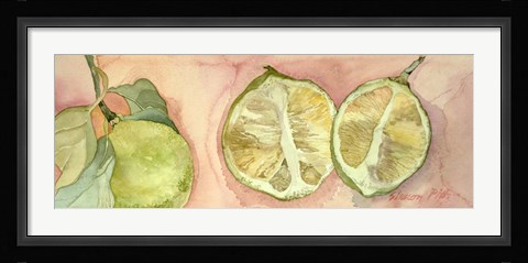 Framed Limes In Sicily Print