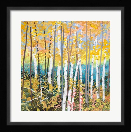 Framed Mystery Of Trees V Print