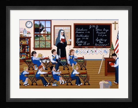 Framed Seven Scholars of One Dreamer Print