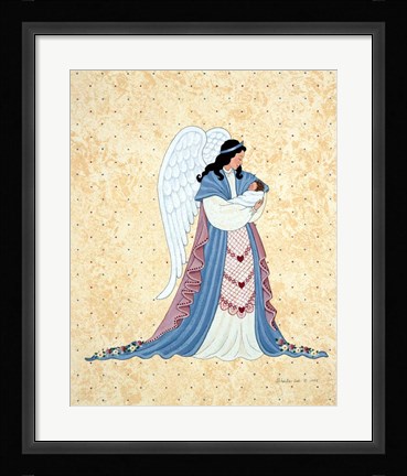 Framed Guardian Angel Print