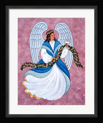 Framed Angel of Peace Print