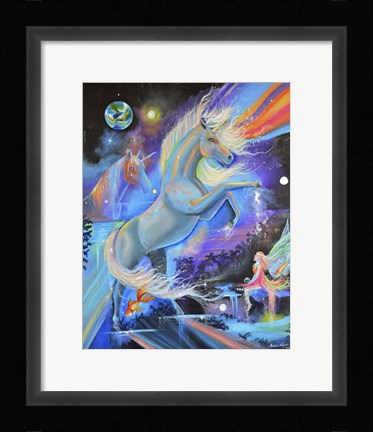 Framed Magical Unicorn Print