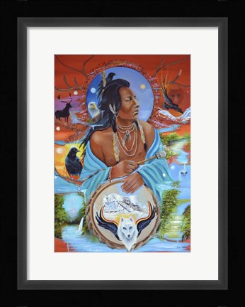 Framed One Beat In Time Print