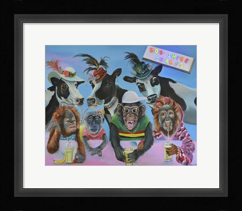 Framed Banana Milk Shake Print