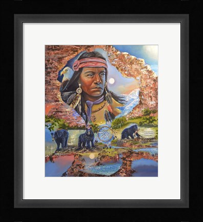 Framed Searching Print