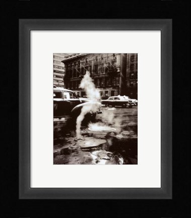 Framed New York City 1955 Print