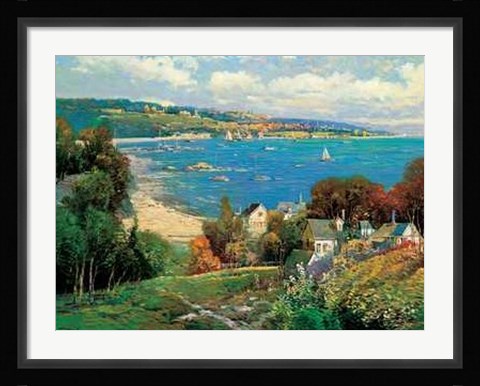 Framed Across the Bay Print