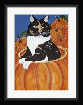 Framed Matisse In A Pumpkin Print