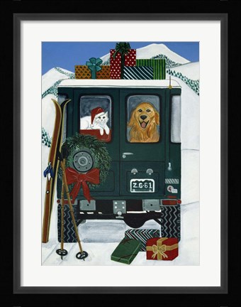 Framed Off To Grandmas Print