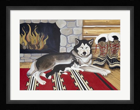 Framed Best Of Friends Print