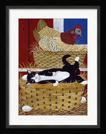 Framed Good Place For A Nap Print