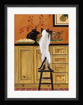 Framed Time To Carve The Bird Print