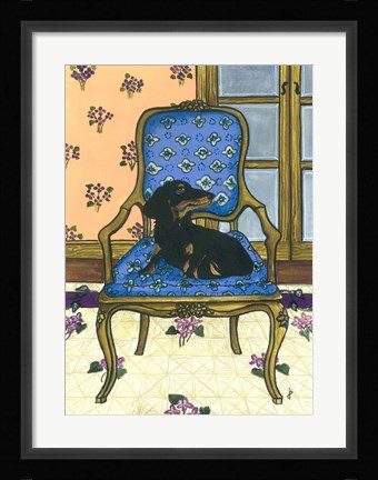 Framed French Chair Print
