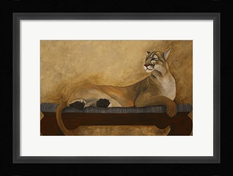 Framed She's a Cougar Print