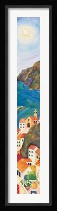 Framed Villaggio Sul Golfo Print