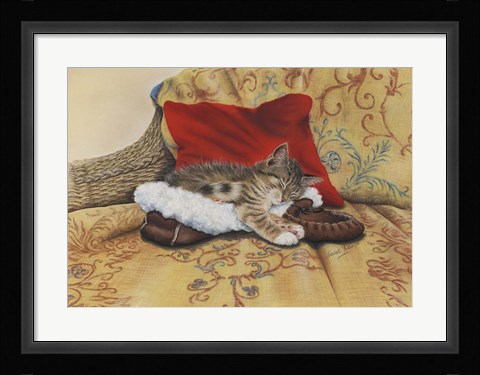 Framed Comfy Slipper Print