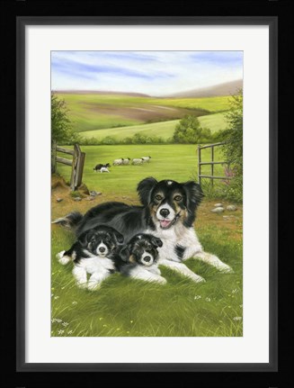 Framed Happy Family Print