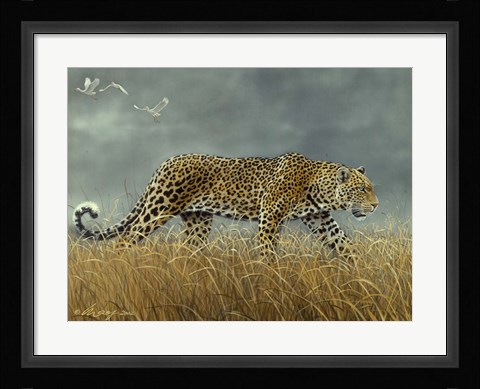Framed Leopard 2 Print
