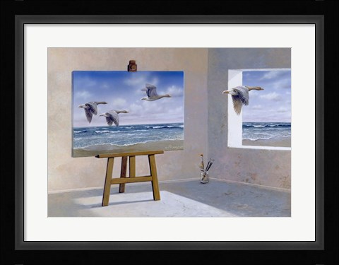 Framed Goose Print