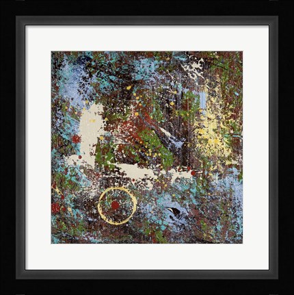 Framed Rustic Industrial 7 Canvas 3 Print