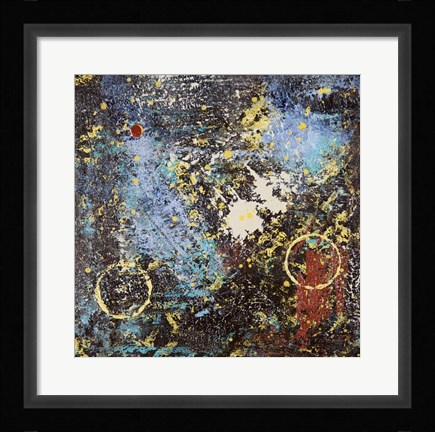 Framed Rustic Industrial 7 Canvas 4 Print