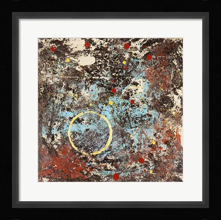 Framed Rustic Industrial 7 Canvas 6 Print