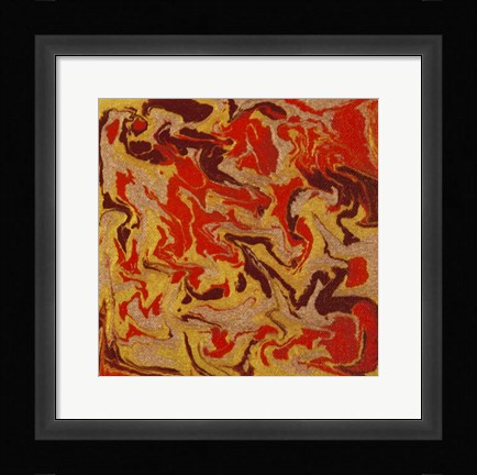 Framed Liquid Industrial IV - Canvas I Print