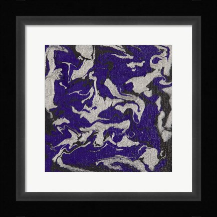 Framed Liquid Industrial IV - Canvas XI Print