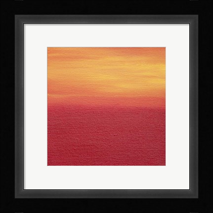 Framed Ten Sunsets - Canvas 7 Print
