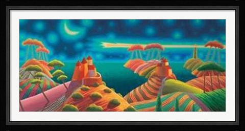 Framed Sogno Mediterraneo Print