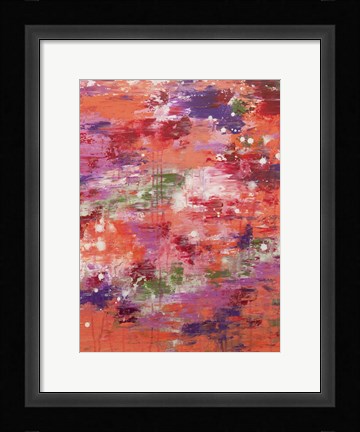 Framed Flower Garden Print