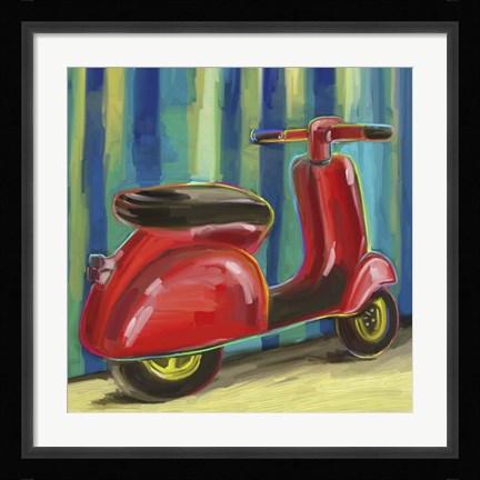 Framed Pop Scooter Print