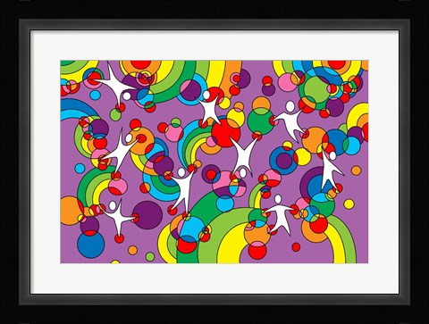 Framed Pop Art Playground Print