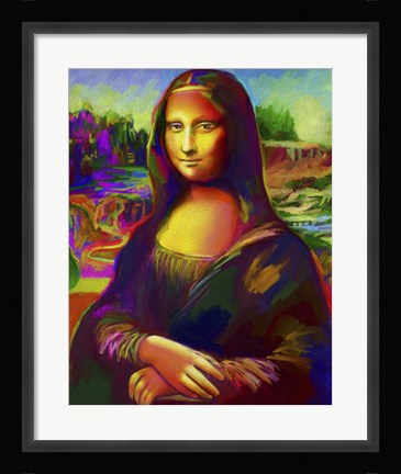 Framed Mona Lisa Print