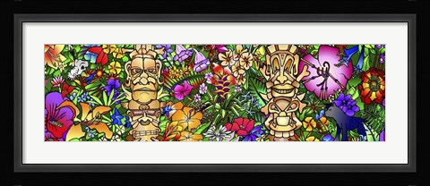 Framed Tiki Gods Print