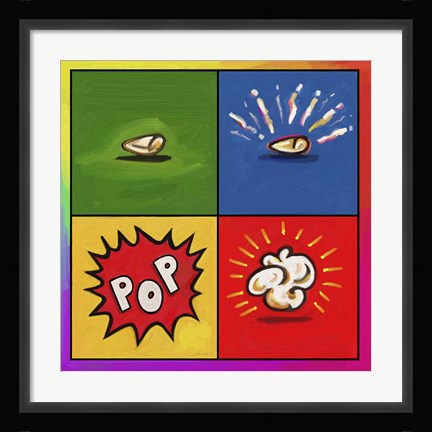 Framed Popcorn Pop Print