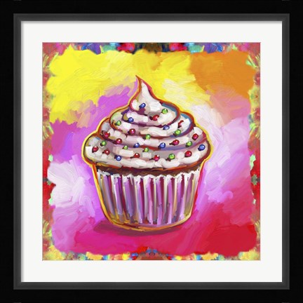 Framed Cosmic Cupcake Print