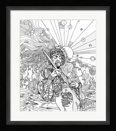 Framed Purple Haze Print