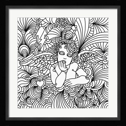 Framed Puti 116 Print