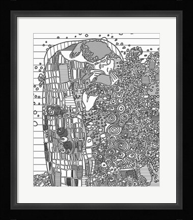 Framed Kiss Print
