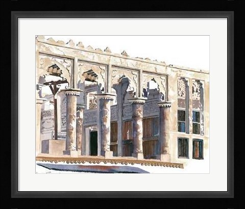 Framed Ancient Archways, Arabia Print