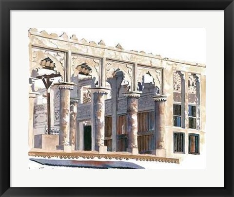 Framed Ancient Archways, Arabia Print