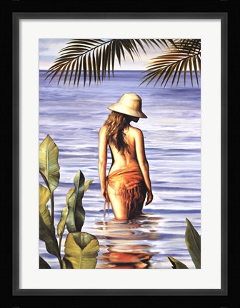 Framed Tropical Resort II Print