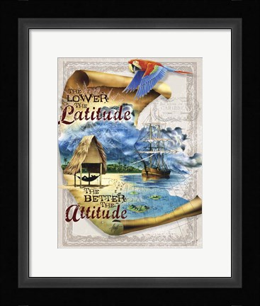 Framed Better Attitude Print