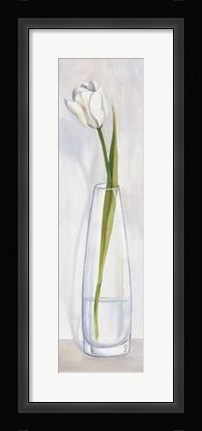 Framed Vaso con Tulipano Print