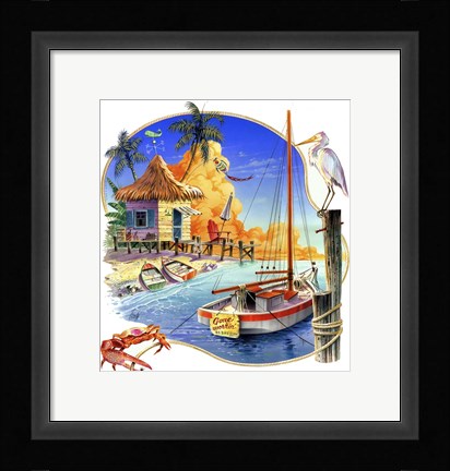 Framed Gone Workin Print